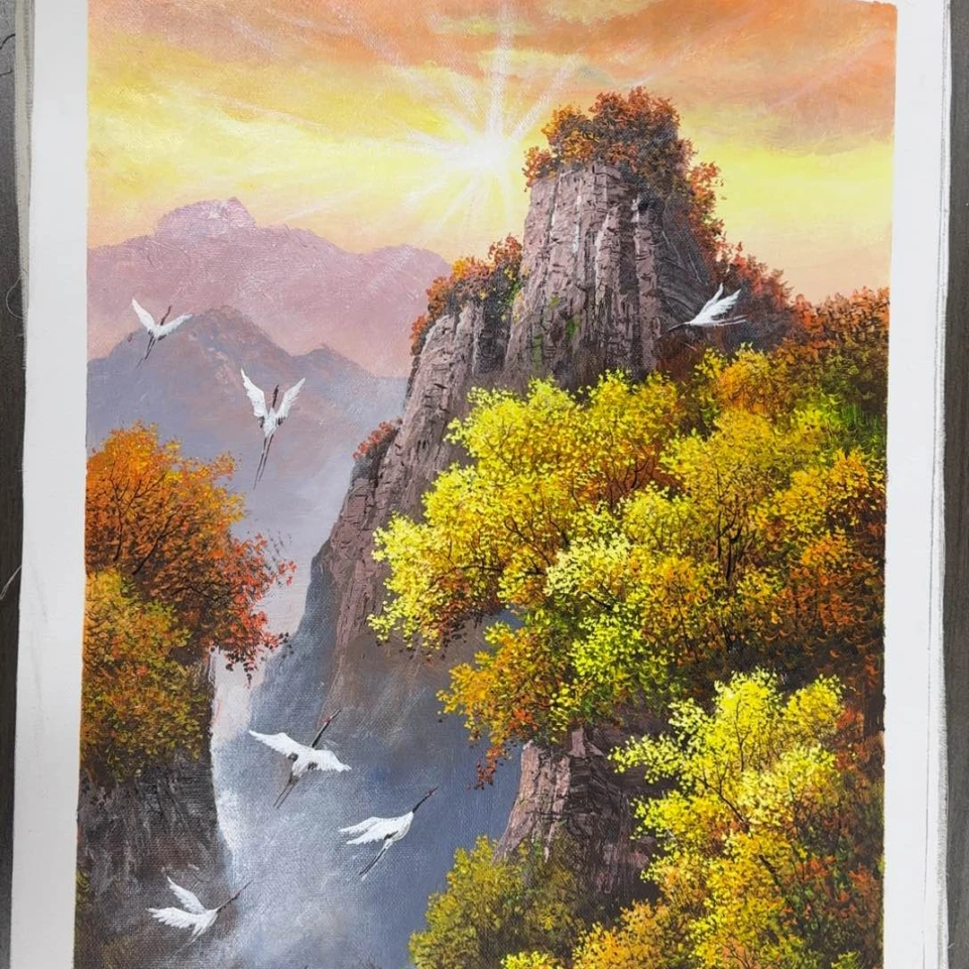 油画加油加油努力加油加油