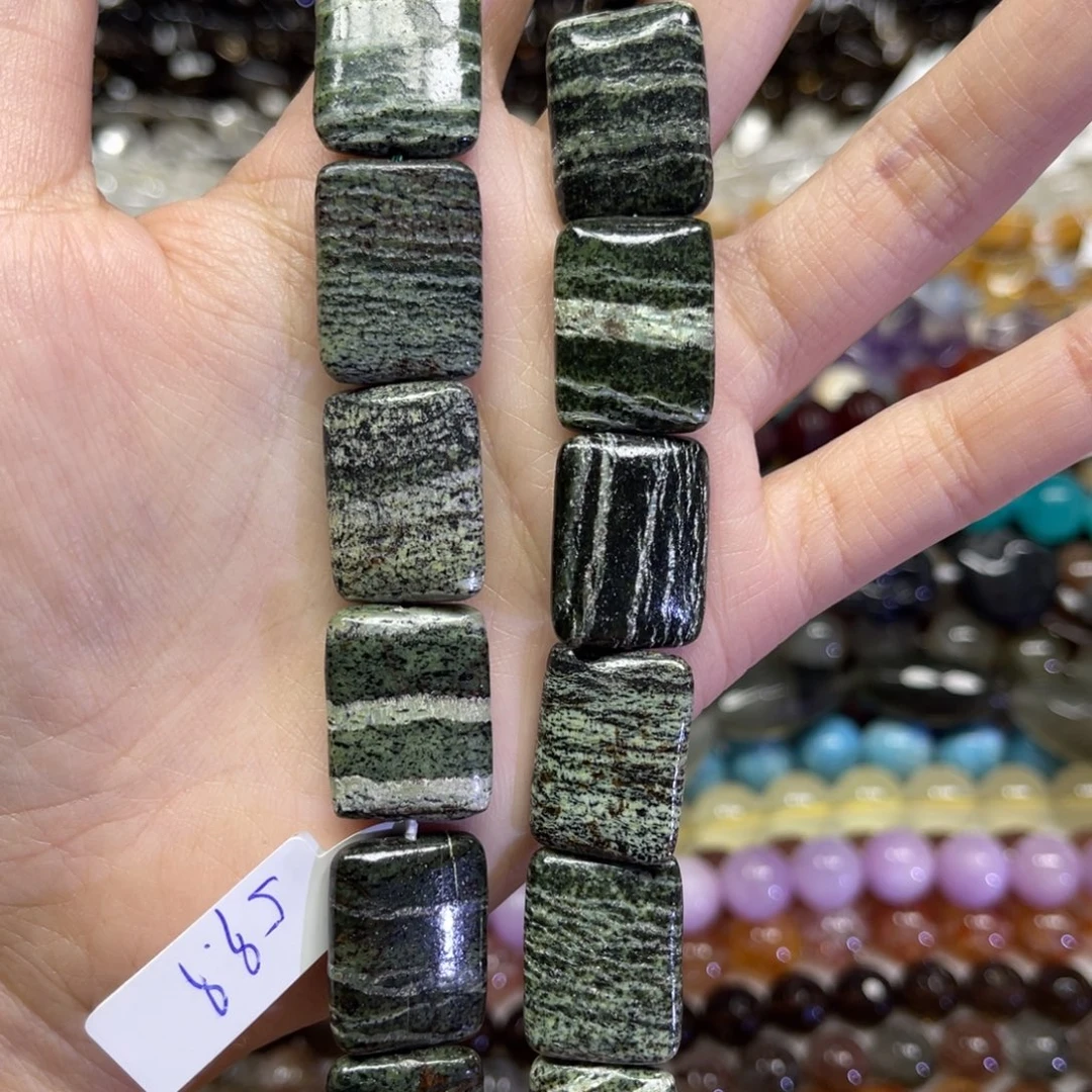 未镶嵌颈饰水晶天然银线石卡15.3✖️20.5长条38厘米