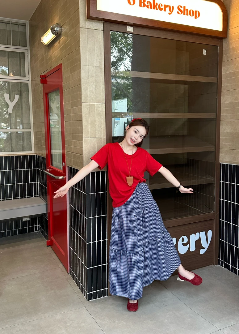 文艺糖果色T恤女夏雪花棉配头花设计感短袖上衣休闲显瘦宽松气质