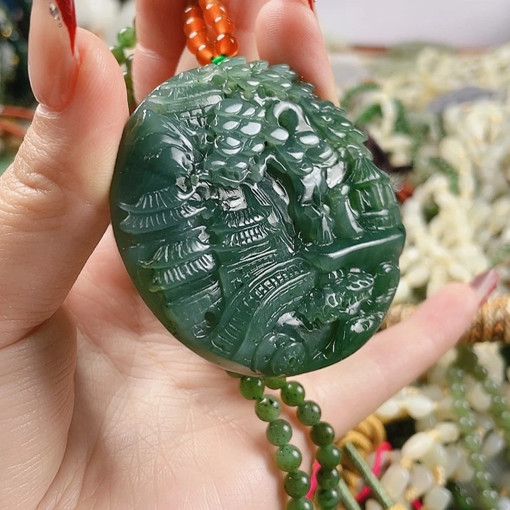 未镶嵌和田玉挂件