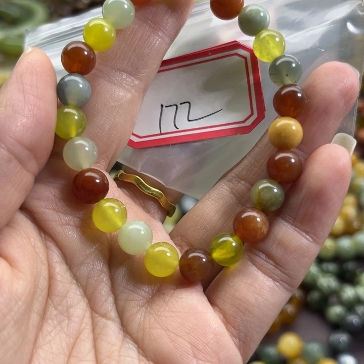 蛇纹石玉未镶嵌手链