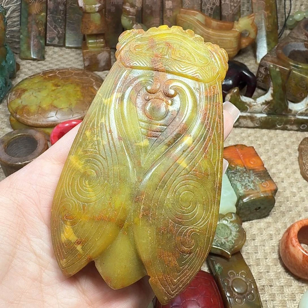 白玉菩提吊坠挂件