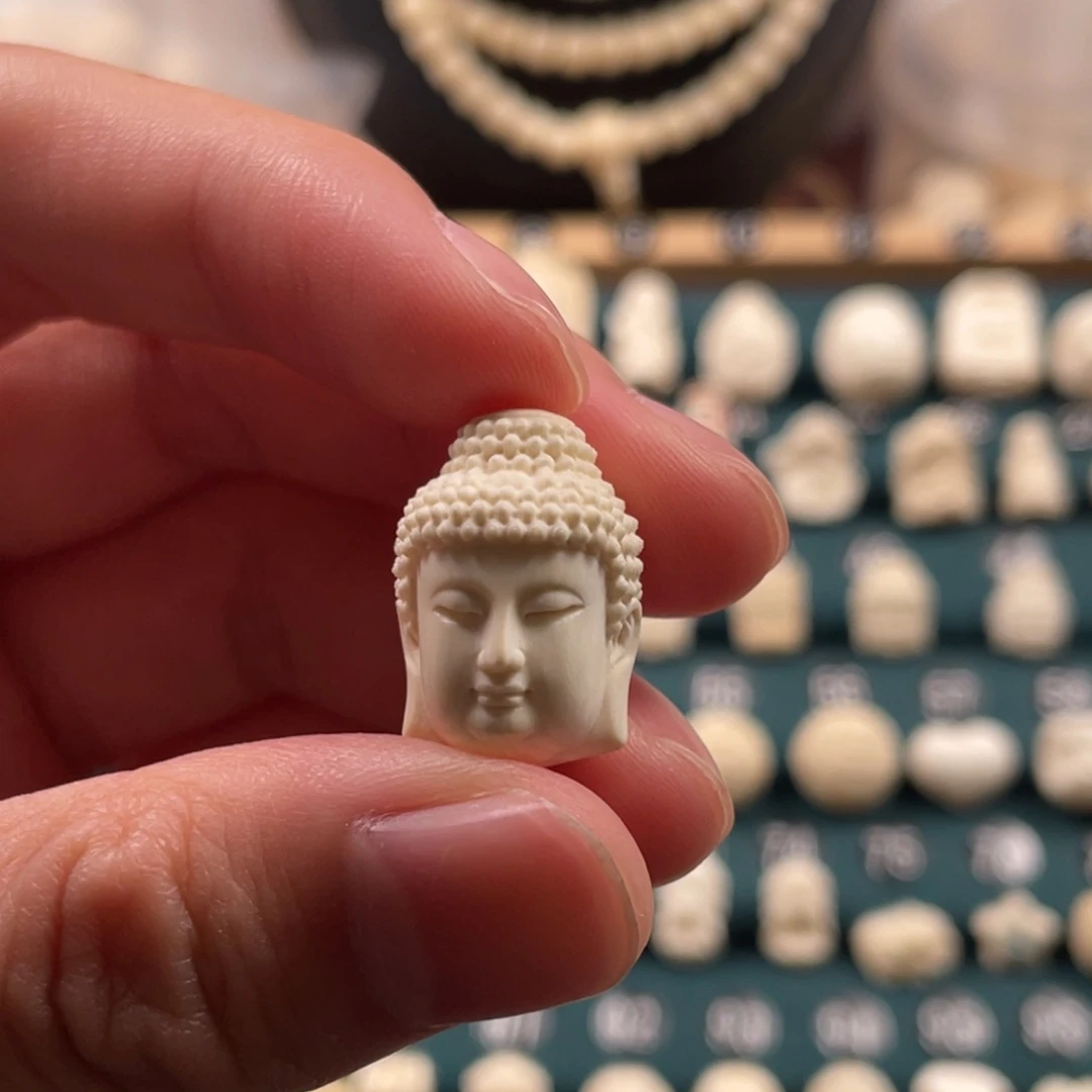 猛犸象牙手串/手链/手镯15大小大日如来（微瑕）