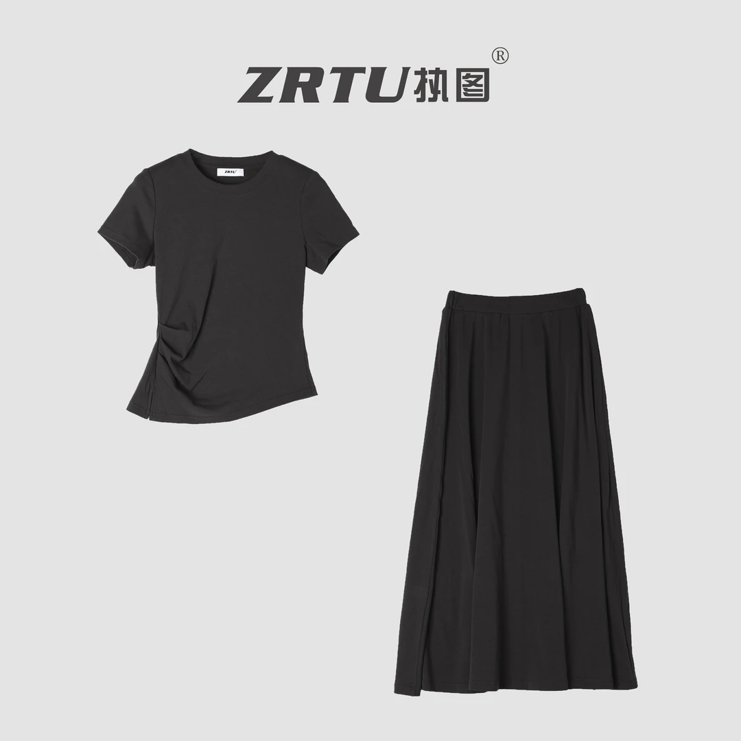 【ZRTU/执图】短袖+半裙套装ZR1808