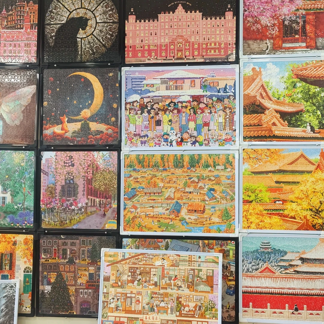 (直播专享)1.5mm经典款1000片加厚拼图成人风景高难减压益智拼图