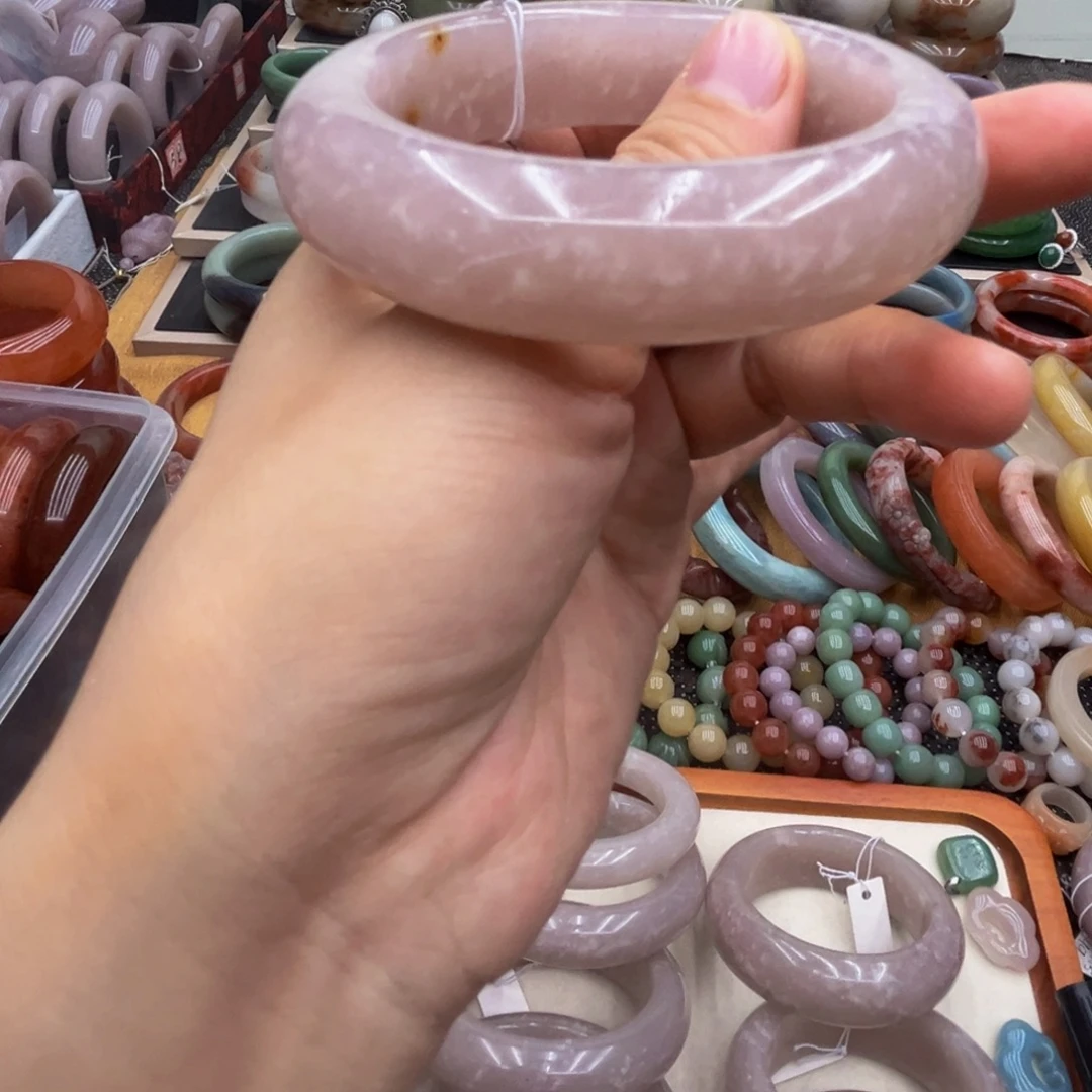 石英质玉未镶嵌圈口57