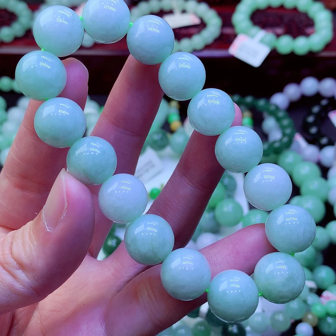 翡翠未镶嵌毛衣链