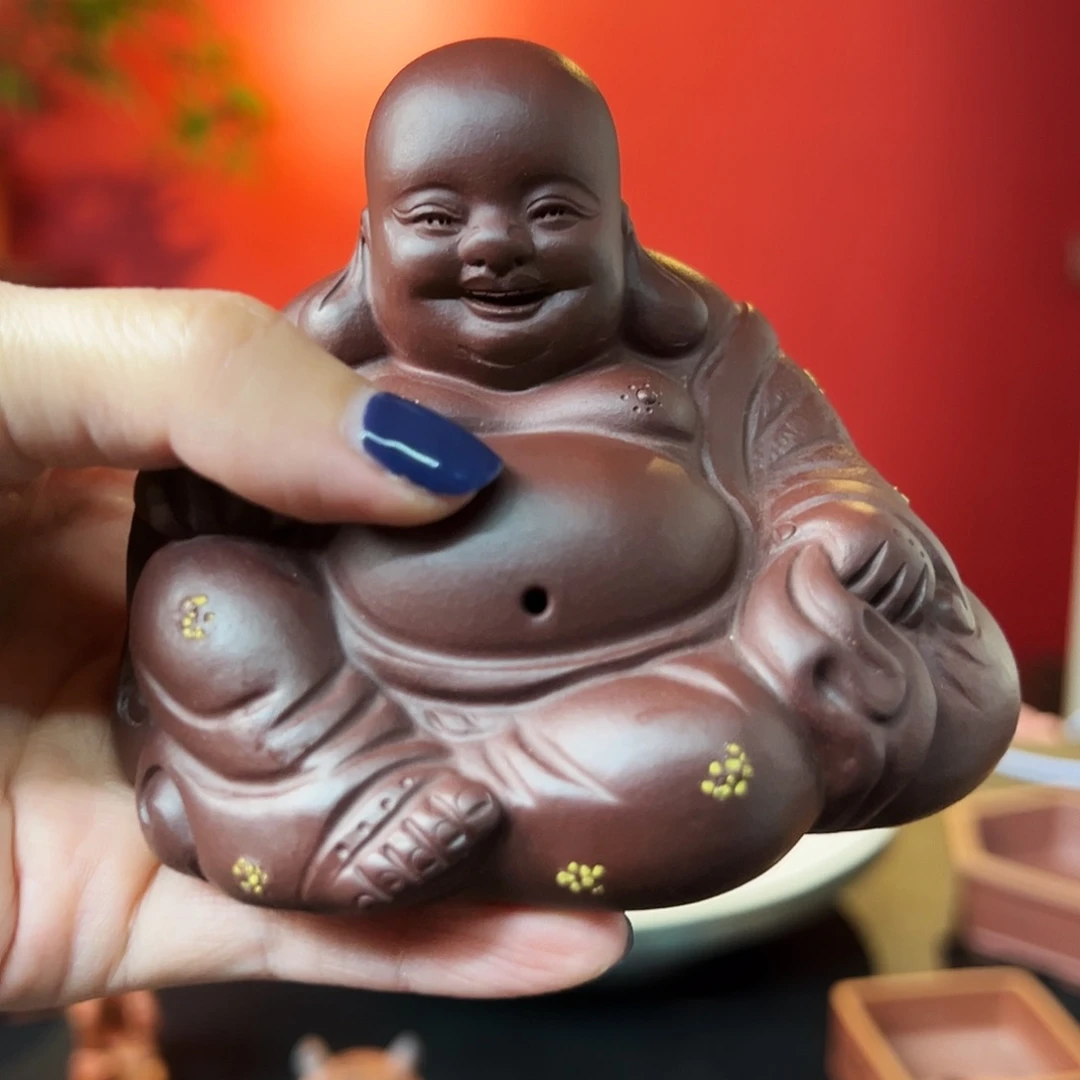 八***哥花盆紫砂紫砂摆件