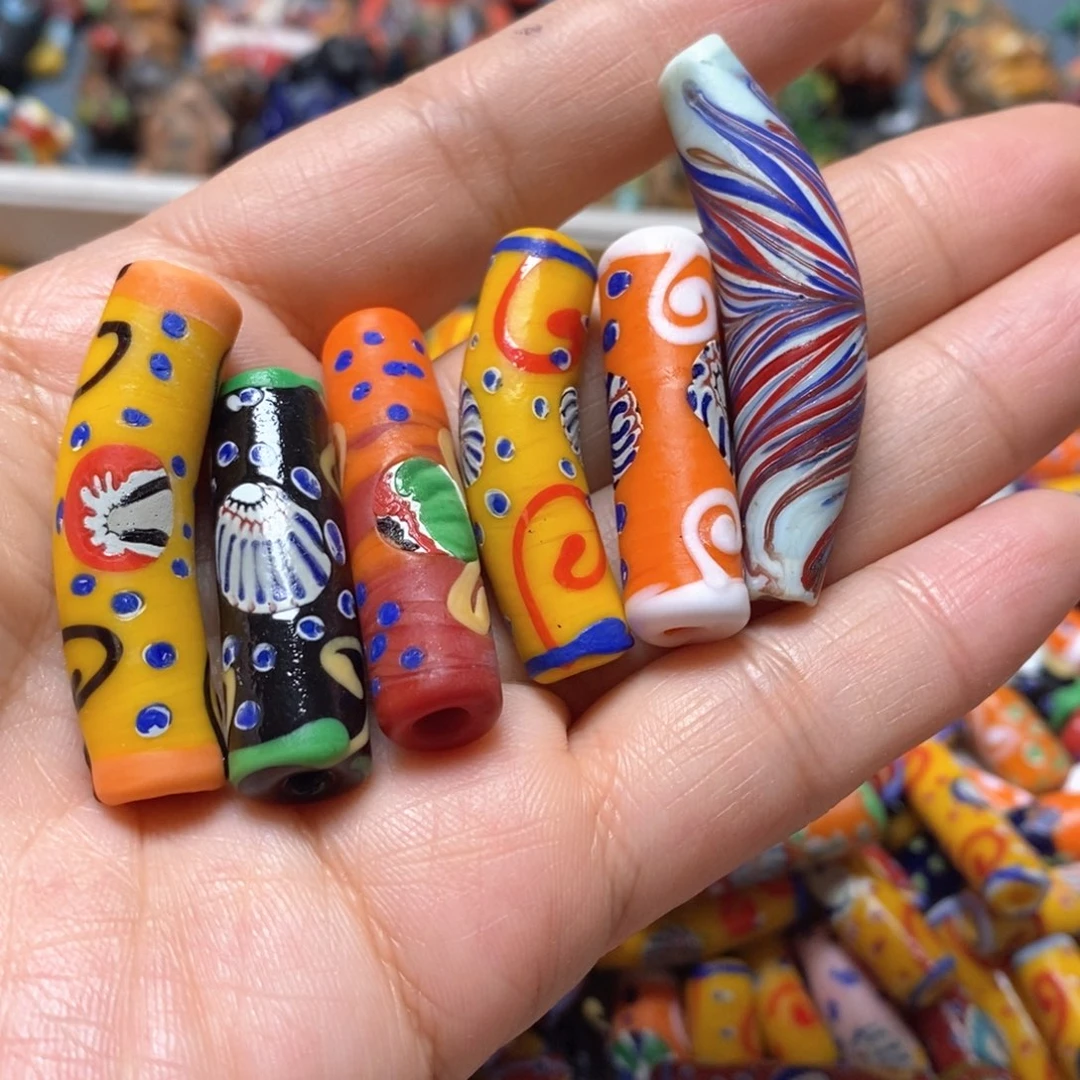 琉璃颈饰印度尼西亚迷石专拍