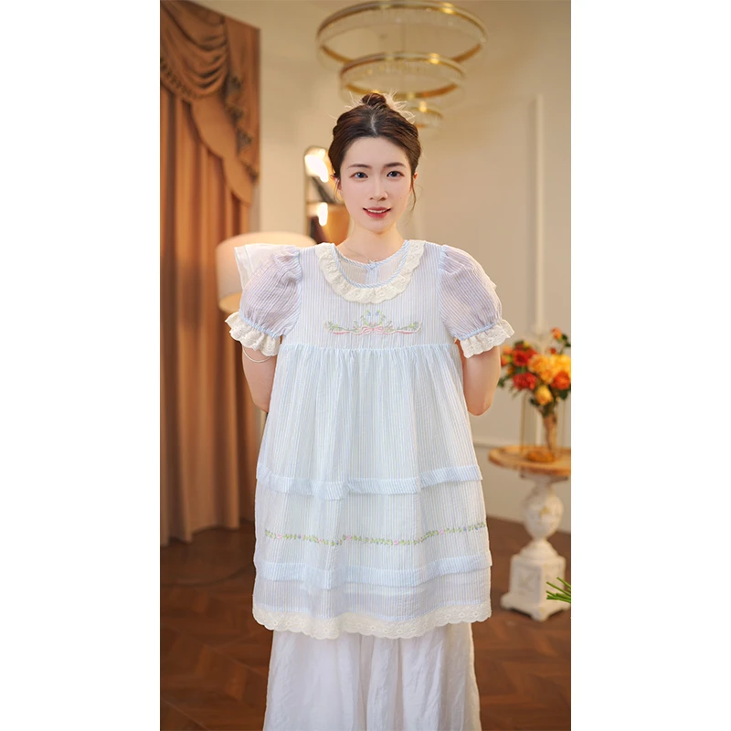 女童连衣裙2025新款夏季中大童女宝儿童夏款休闲裙子10107