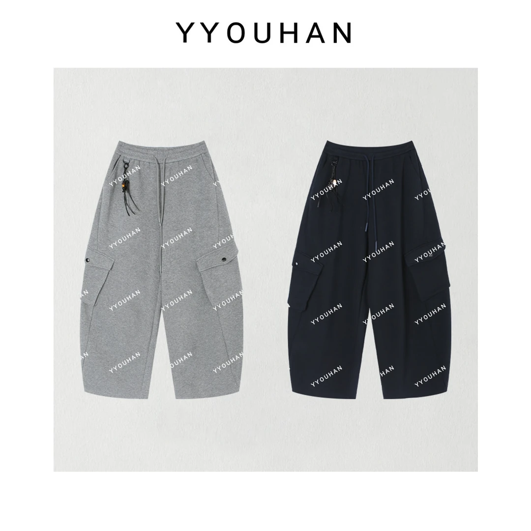 月月 2025秋款【巴萨诺瓦】极简风侧边口袋工装裤卫裤 2509C5892