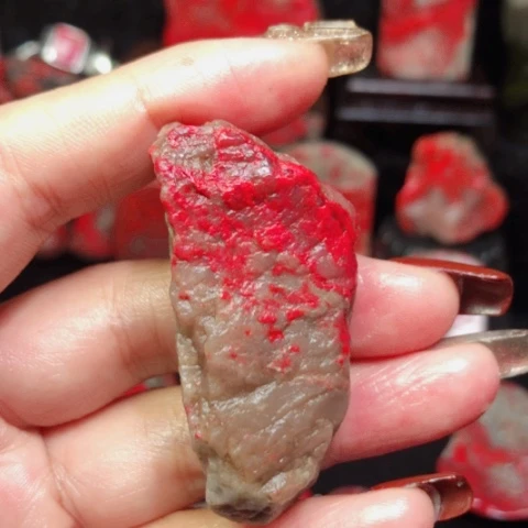 昌化鸡血石粤****9昌化鸡血石原石