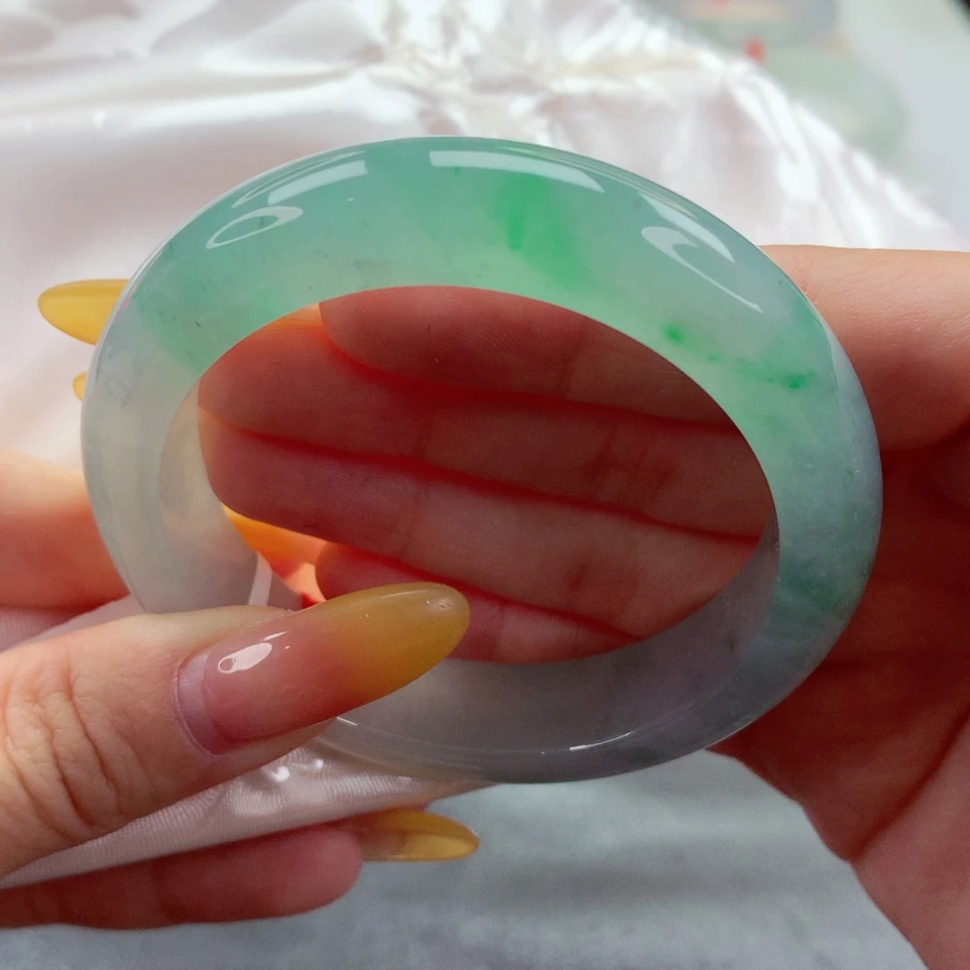 未镶嵌手镯翡翠9915百草丰茂