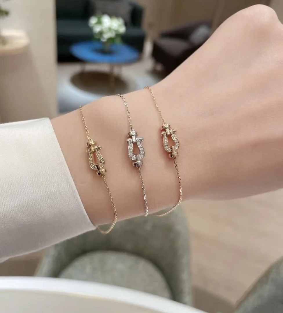 合金贝壳项链 镶嵌坠链小号马蹄