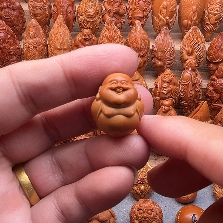 橄榄核吊坠18弥勒