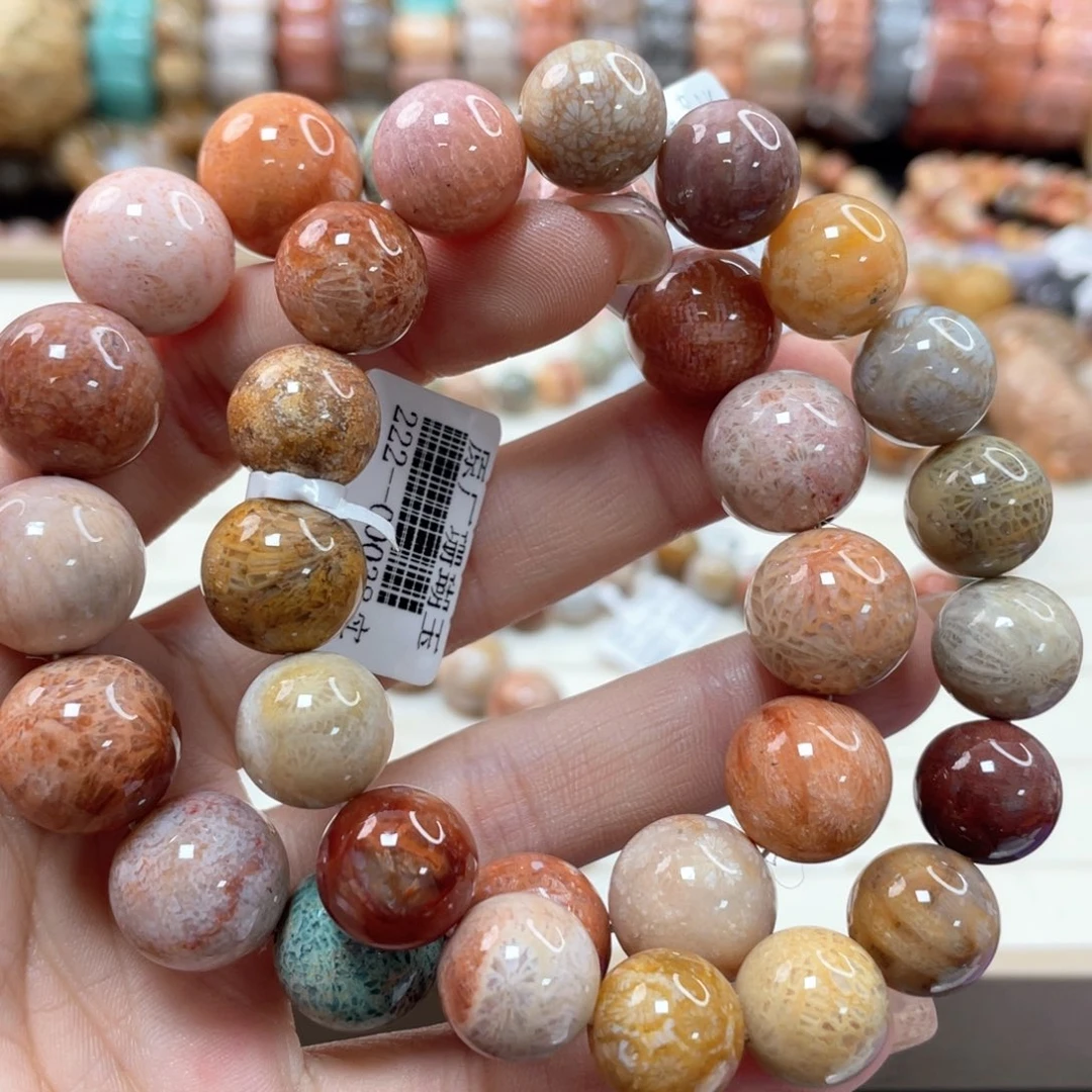 未镶嵌手链硅化珊瑚（珊瑚玉）?****?315