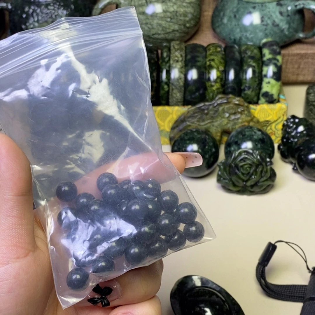 蛇纹石玉手链未镶嵌浓