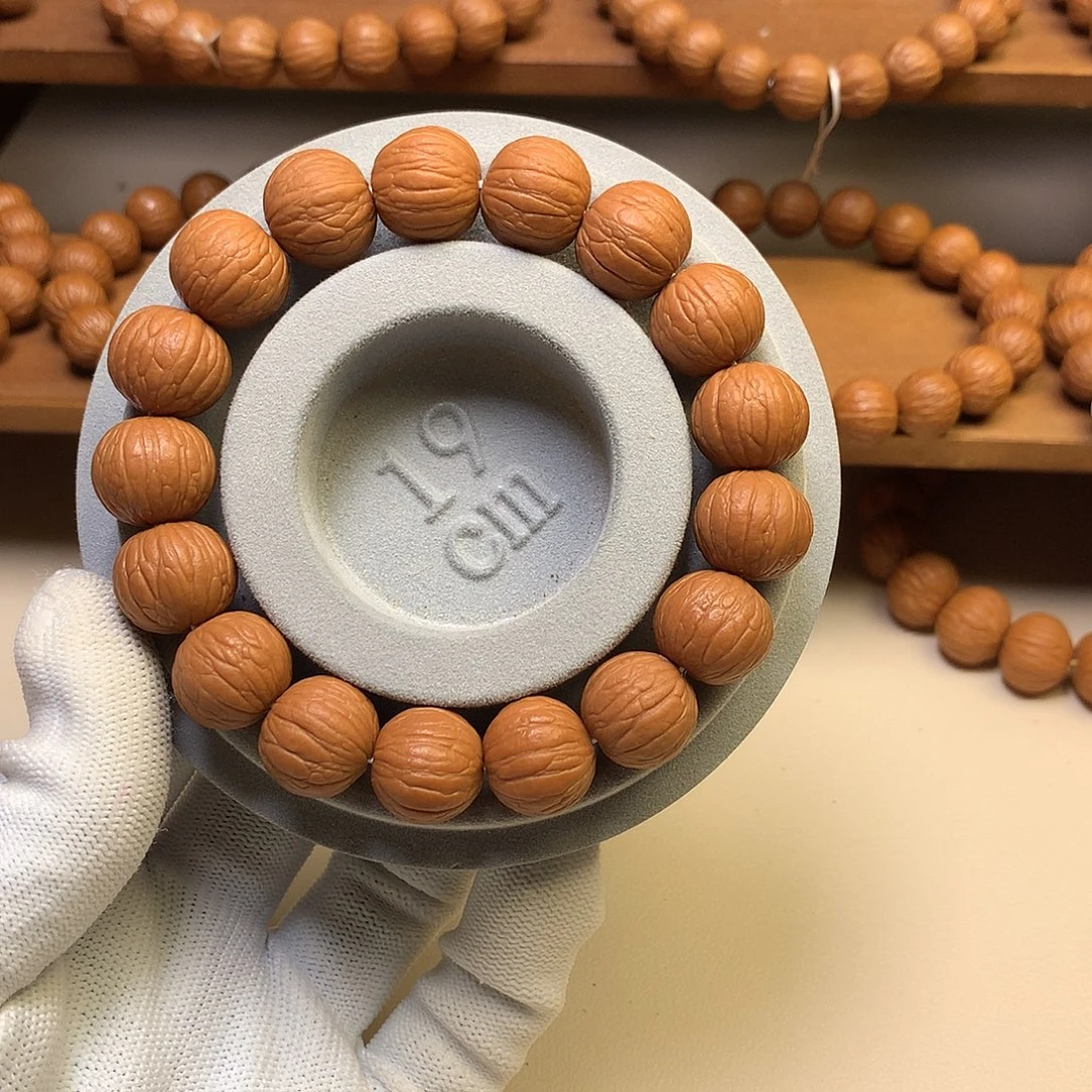 劉***外猴头核桃吊坠15聚宝盆全品手串