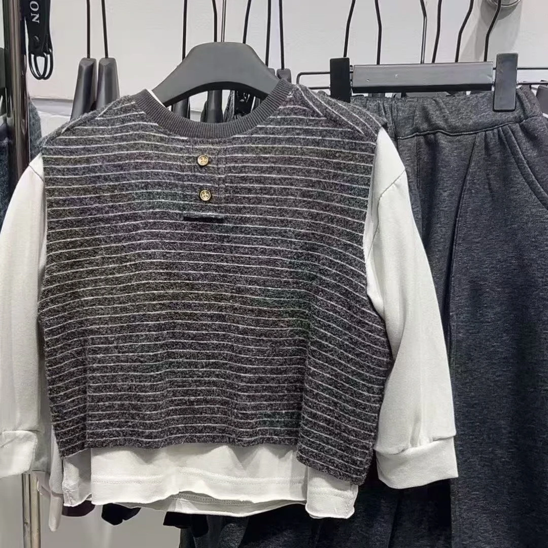 秋款男童三件套韩系