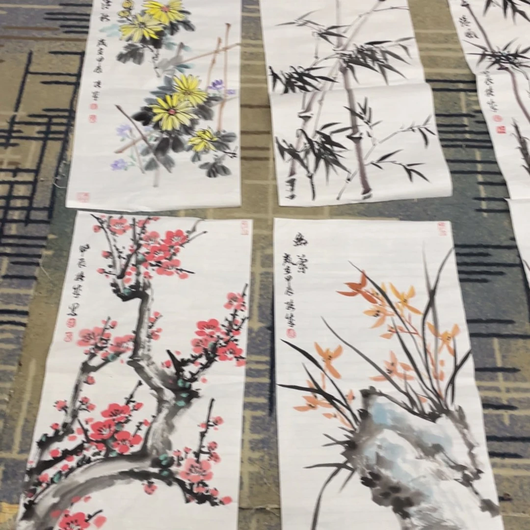 国画四尺四开作品张老师11111