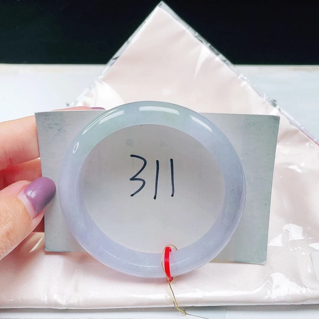 翡翠未镶嵌手镯缅甸翡翠55