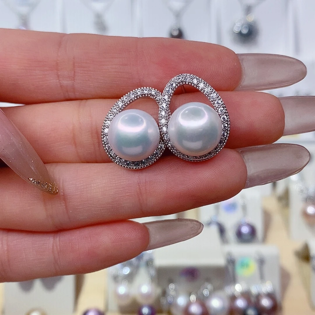 未镶嵌耳饰淡水珍珠