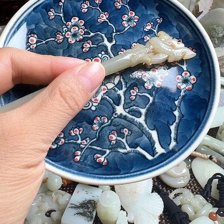 幸****瓷片新号开播瓷盘一件