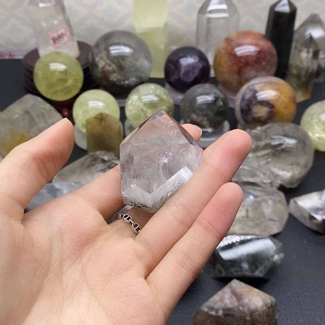 水晶未镶嵌珠宝半成品37水晶石