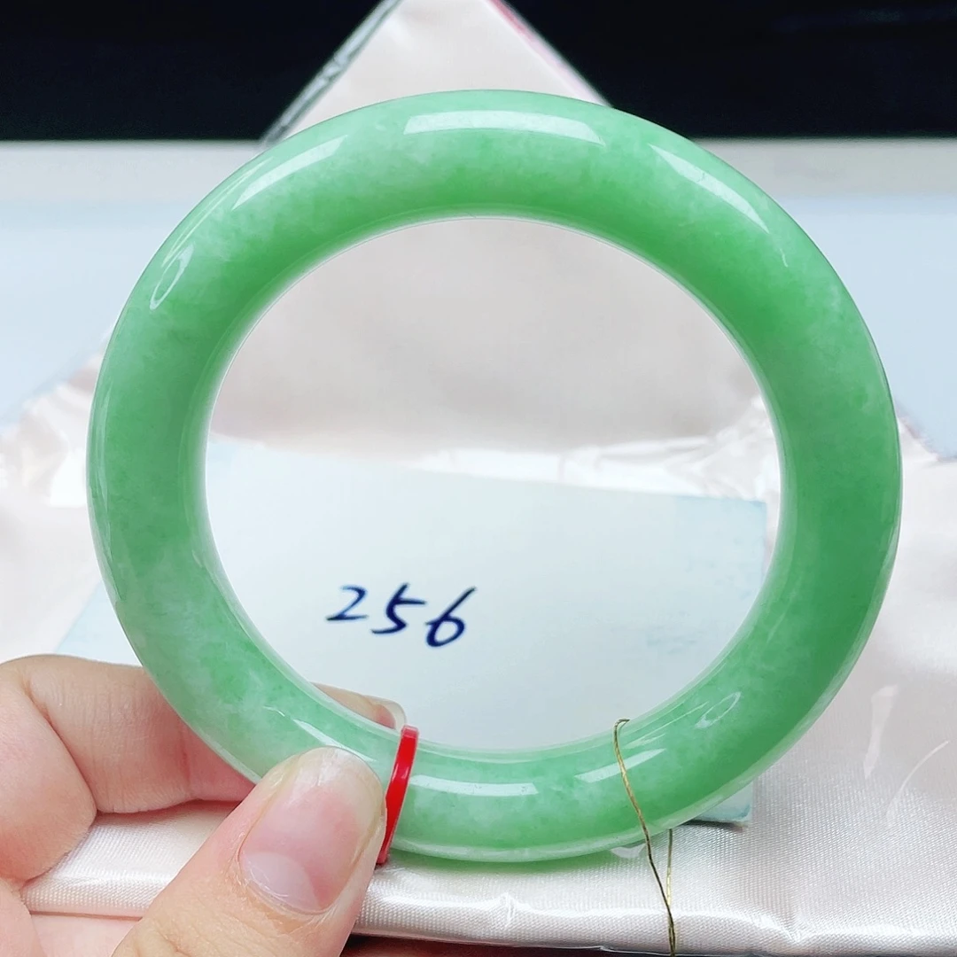 翡翠未镶嵌手镯胖圆57.3