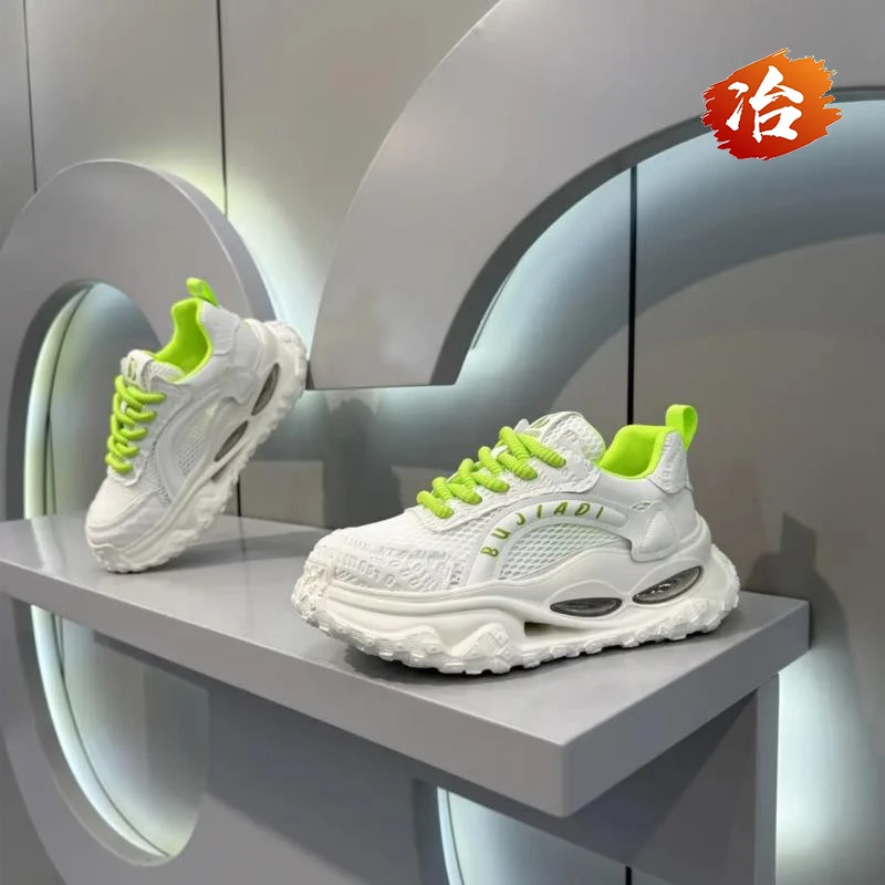 小冶家2025年夏季新款舒适透气运动休闲鞋网红同款老爹鞋气垫小众