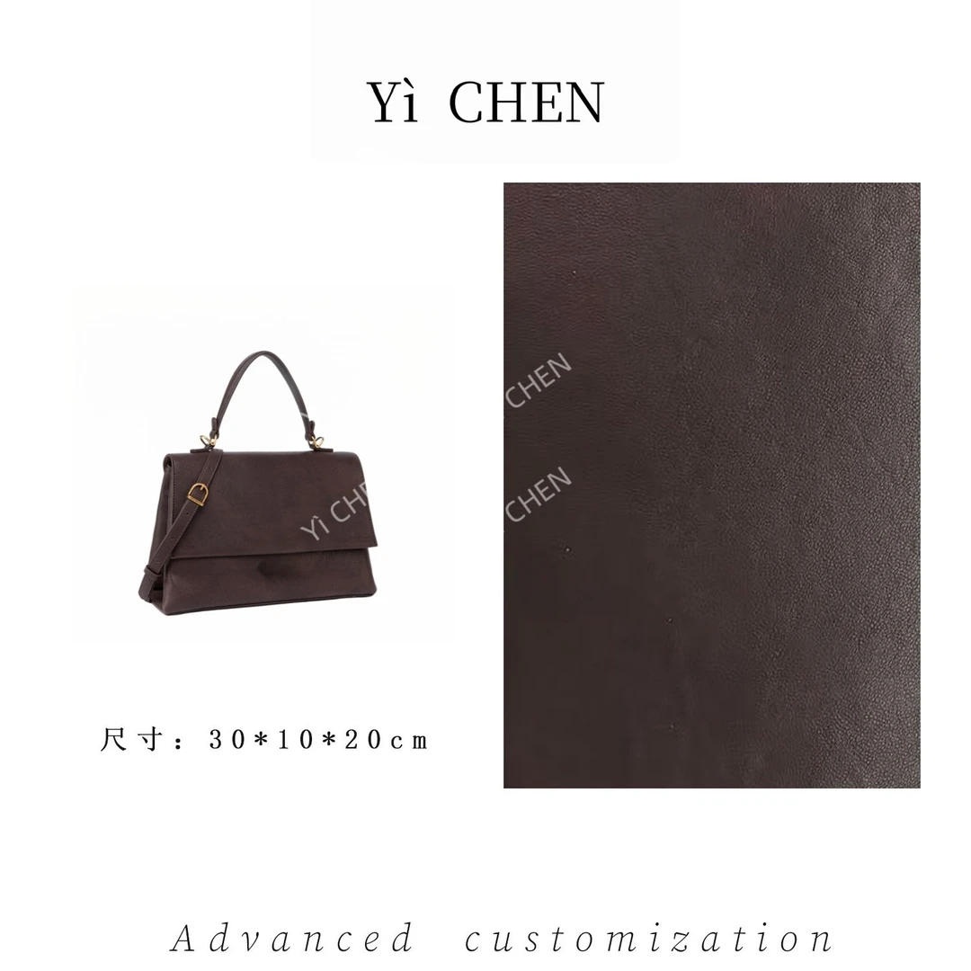 【Yì CHEN】QYX-81668-巧克力 简约时尚女士新款轻奢单肩斜跨包