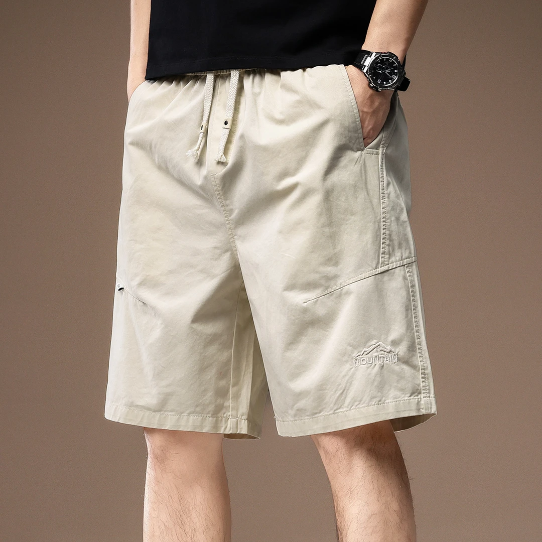 NDSL轻奢高端美式户外休闲运动短裤男夏季薄款宽松山系五分裤子男