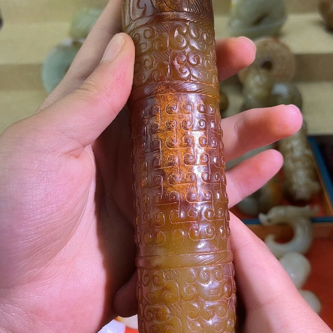 和田玉未镶嵌颈饰高*