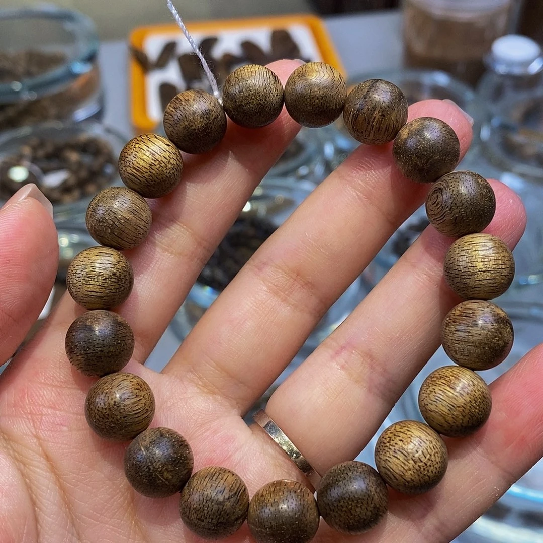 沉香沉香碎屑E897天然野菩萨棋1.1单圈