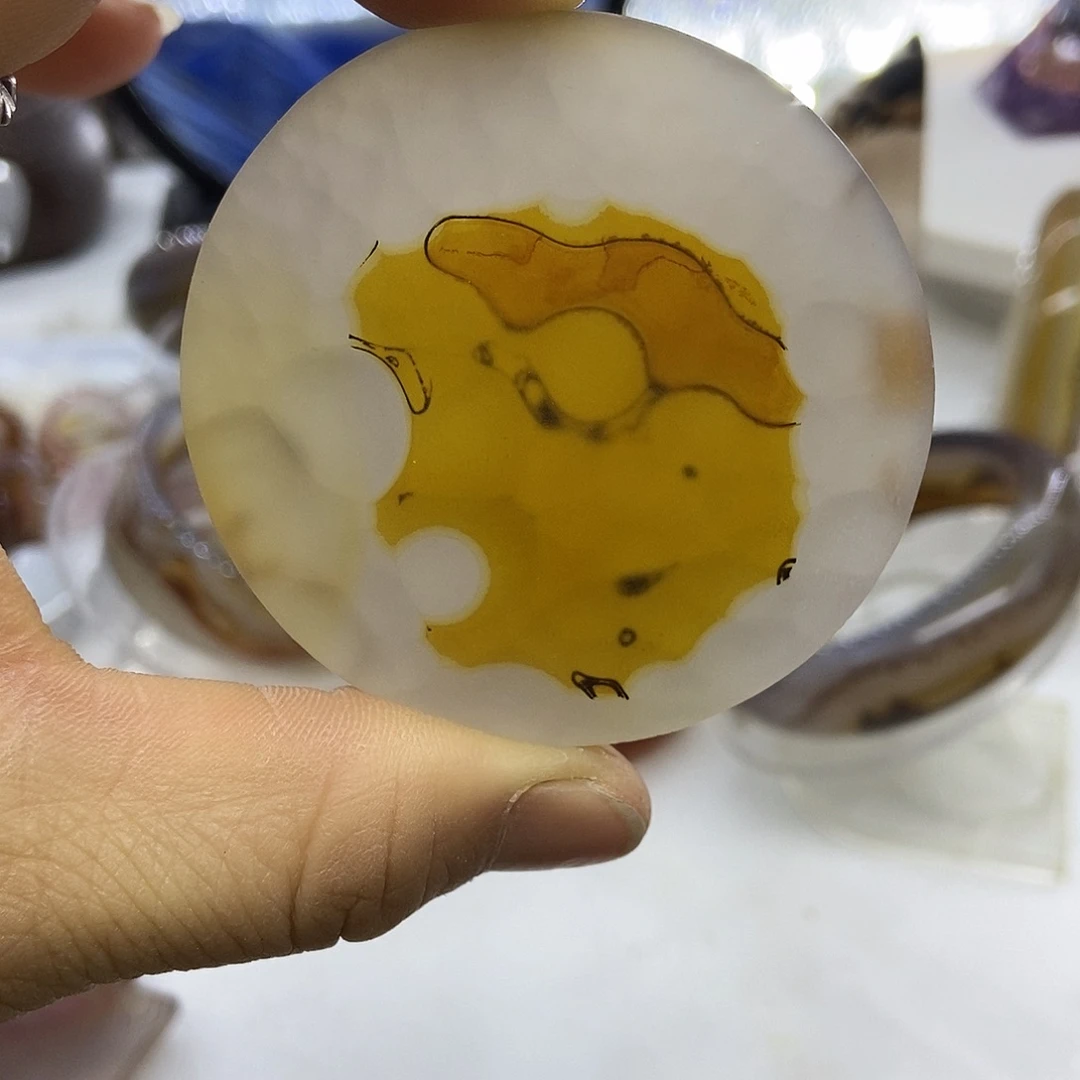 定制玛瑙巴玉玛瑙象形花牌