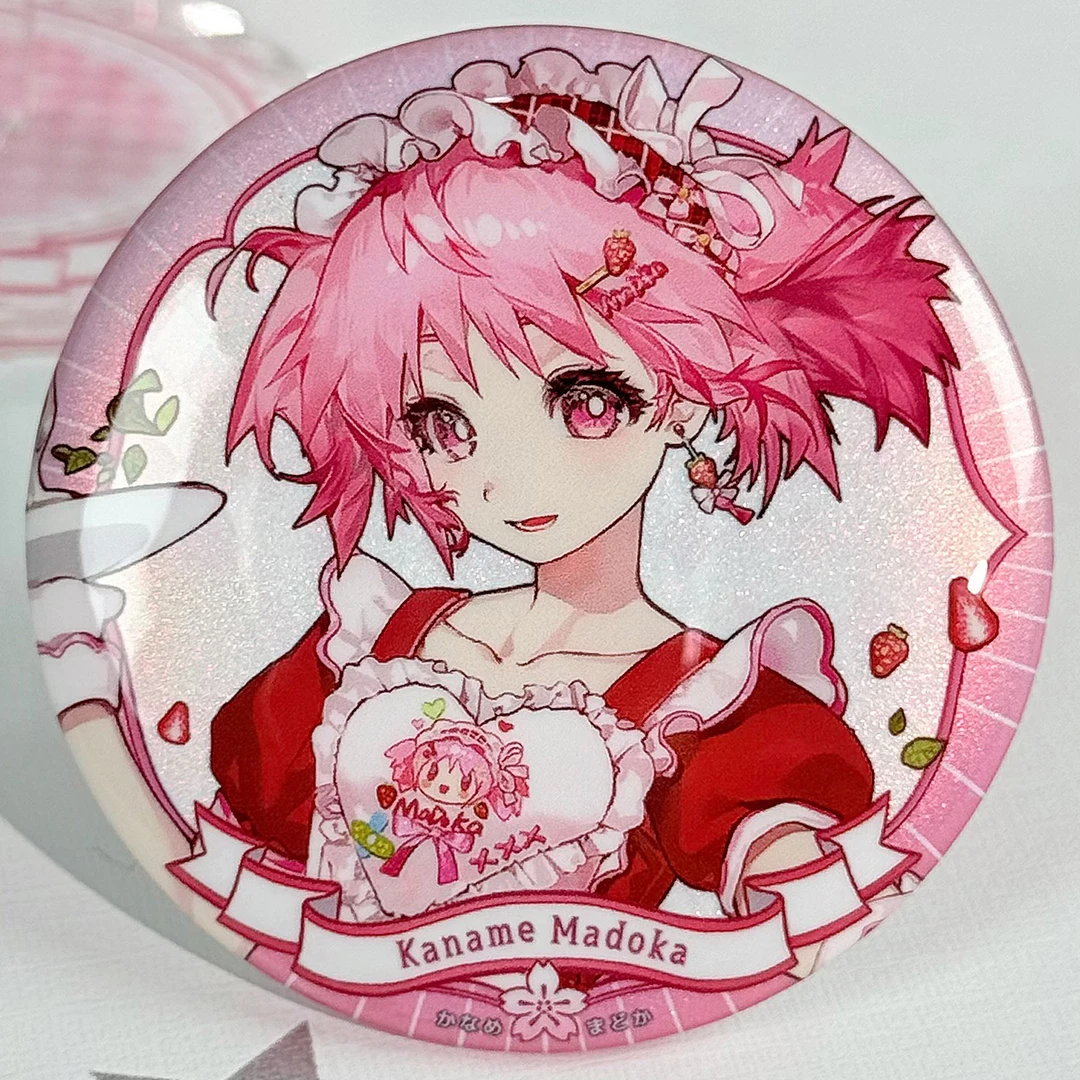 【种葱日记】魔法少女小圆魔圆咖啡厅鹿目圆同人谷子吧唧徽章拍立得