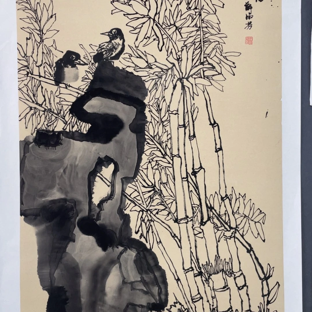 国画薛淑芬老师绘画