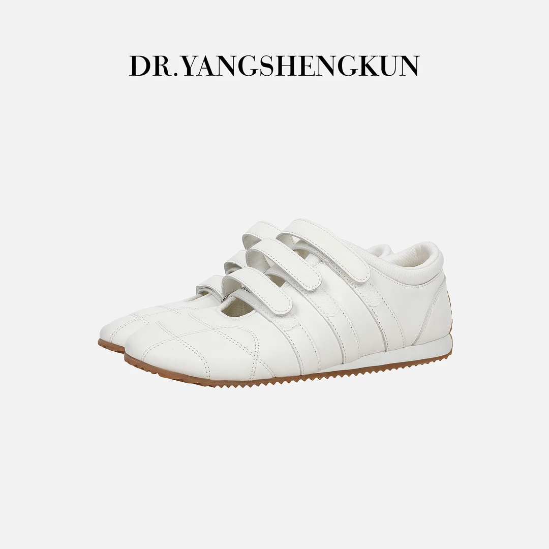DR杨圣坤2025春季新款百搭魔术贴平底玛丽珍休闲鞋YM2502-1514
