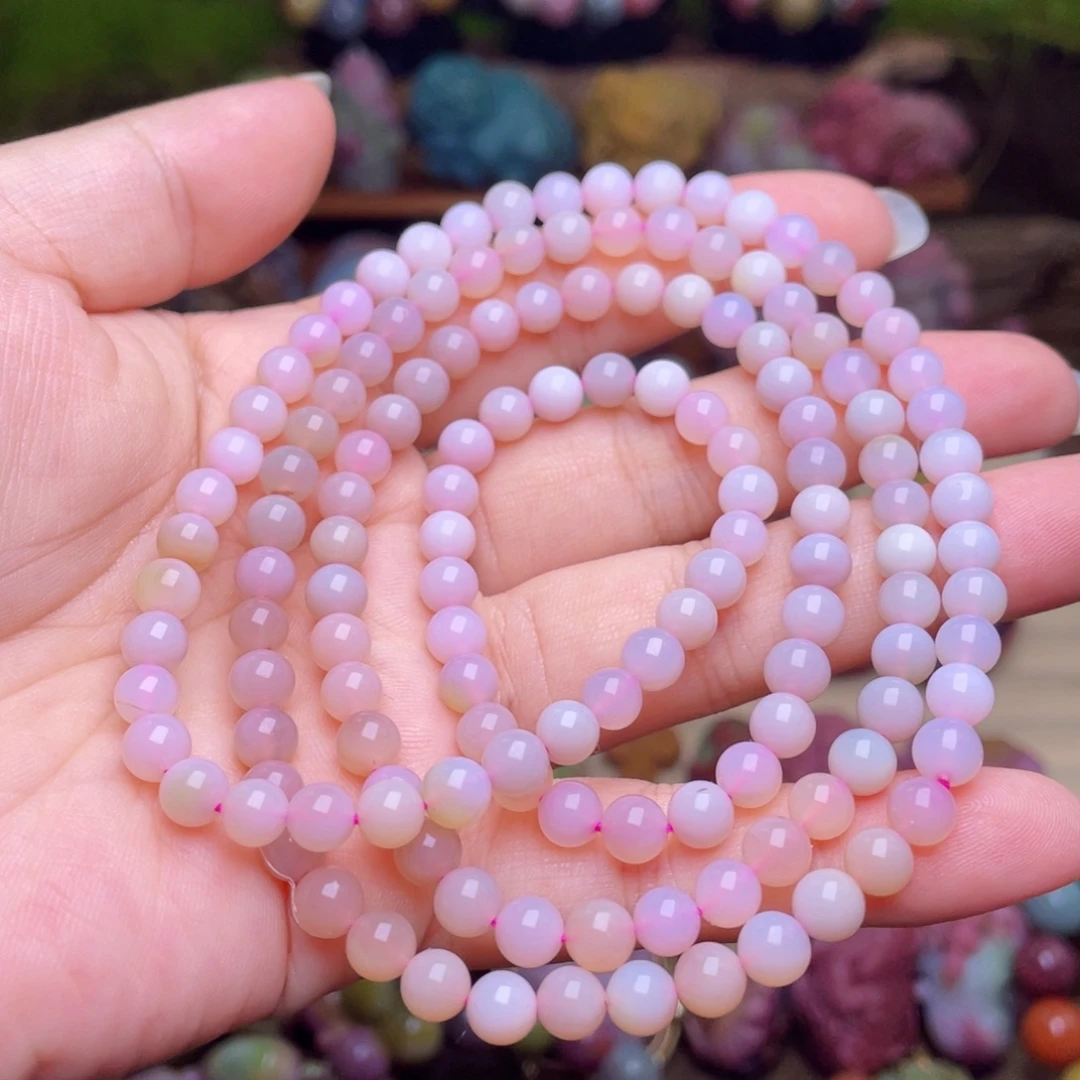 玛瑙/玉髓未镶嵌珠宝半成品盐源玛瑙多圈108