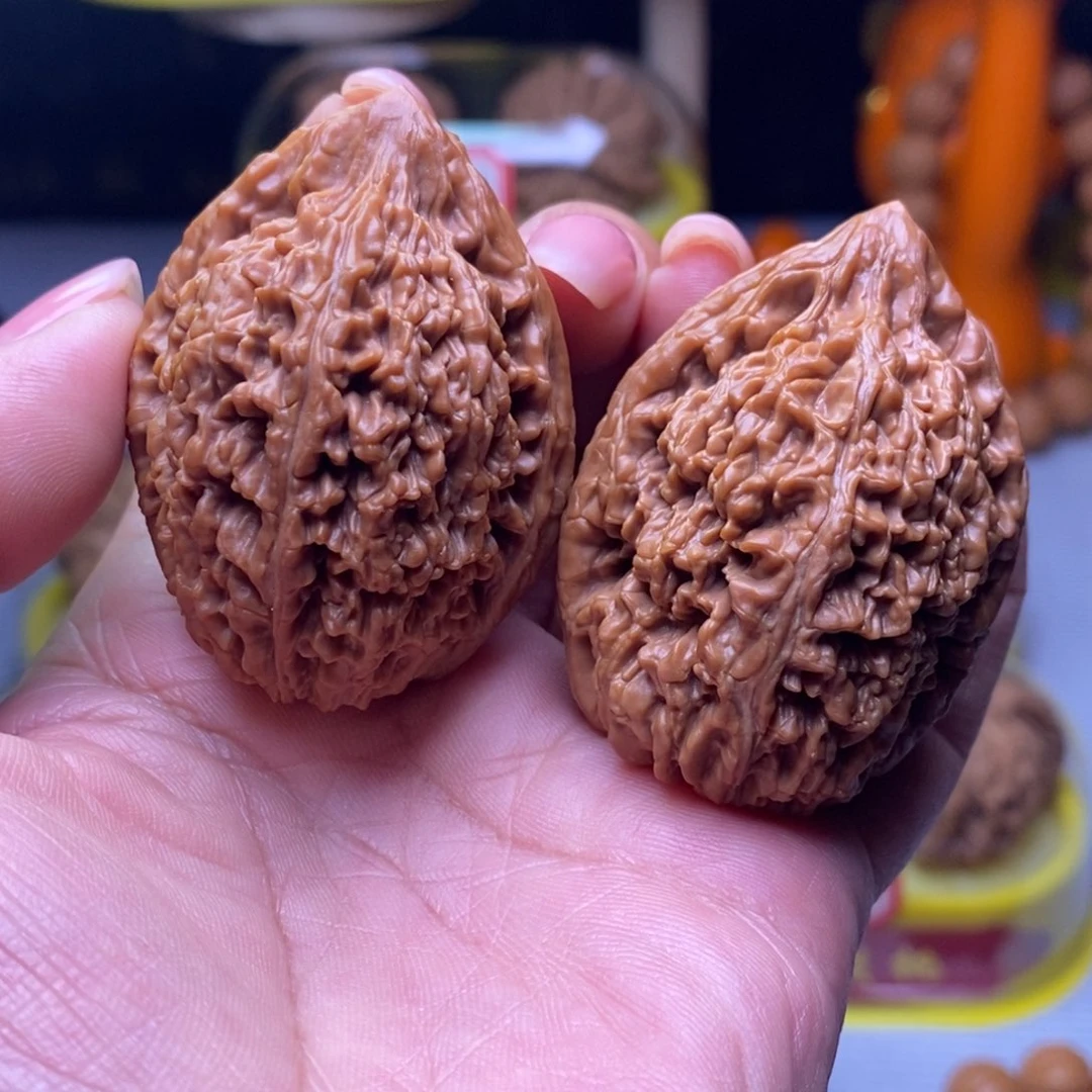 把件文玩核桃06大蒜头37尺