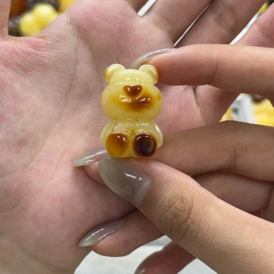 琥珀颈饰未镶嵌天然琥珀