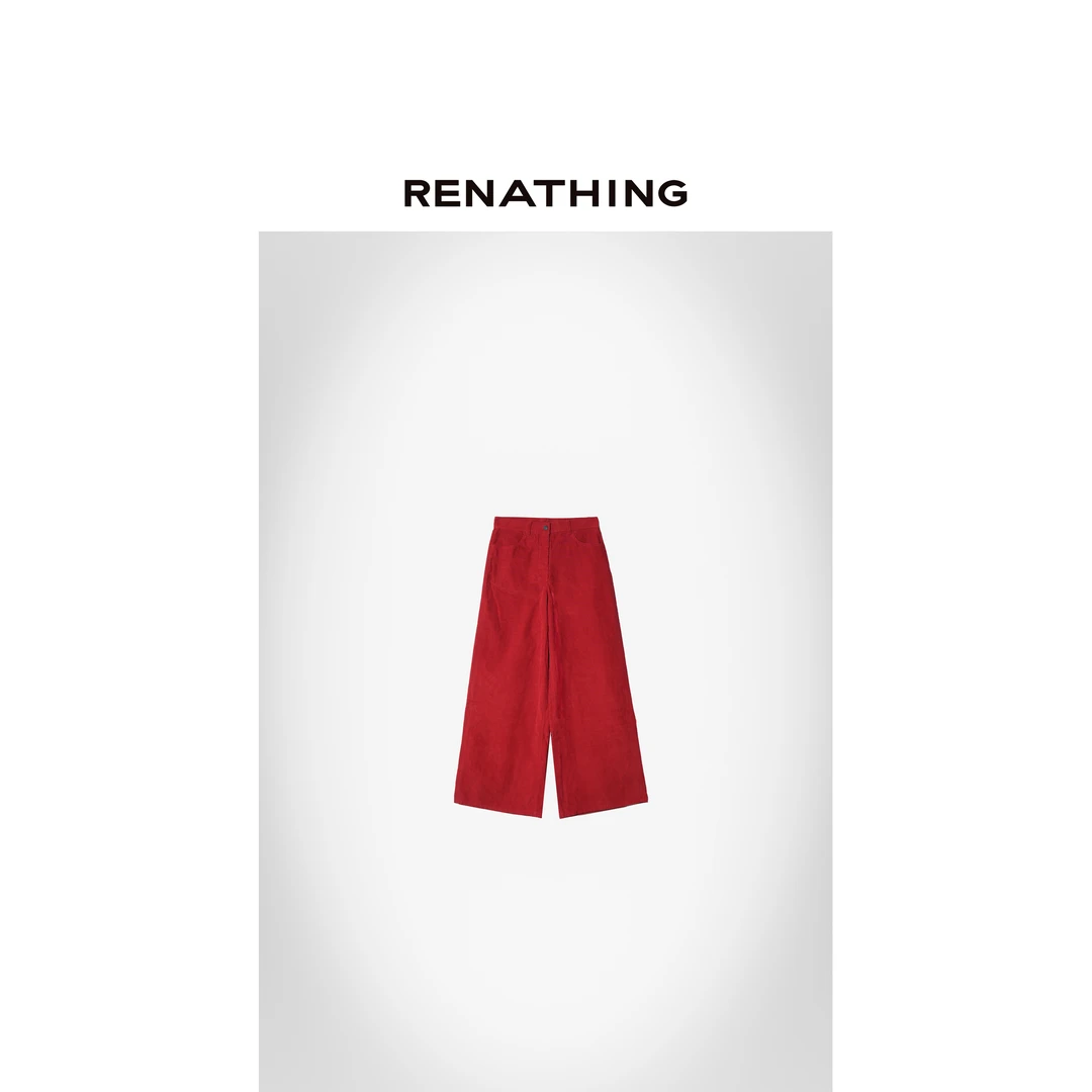 【RENATHING】氛围感宽松阔腿休闲裤