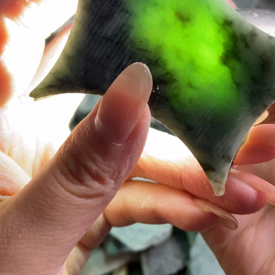 翡翠未镶嵌挂件天然翡翠