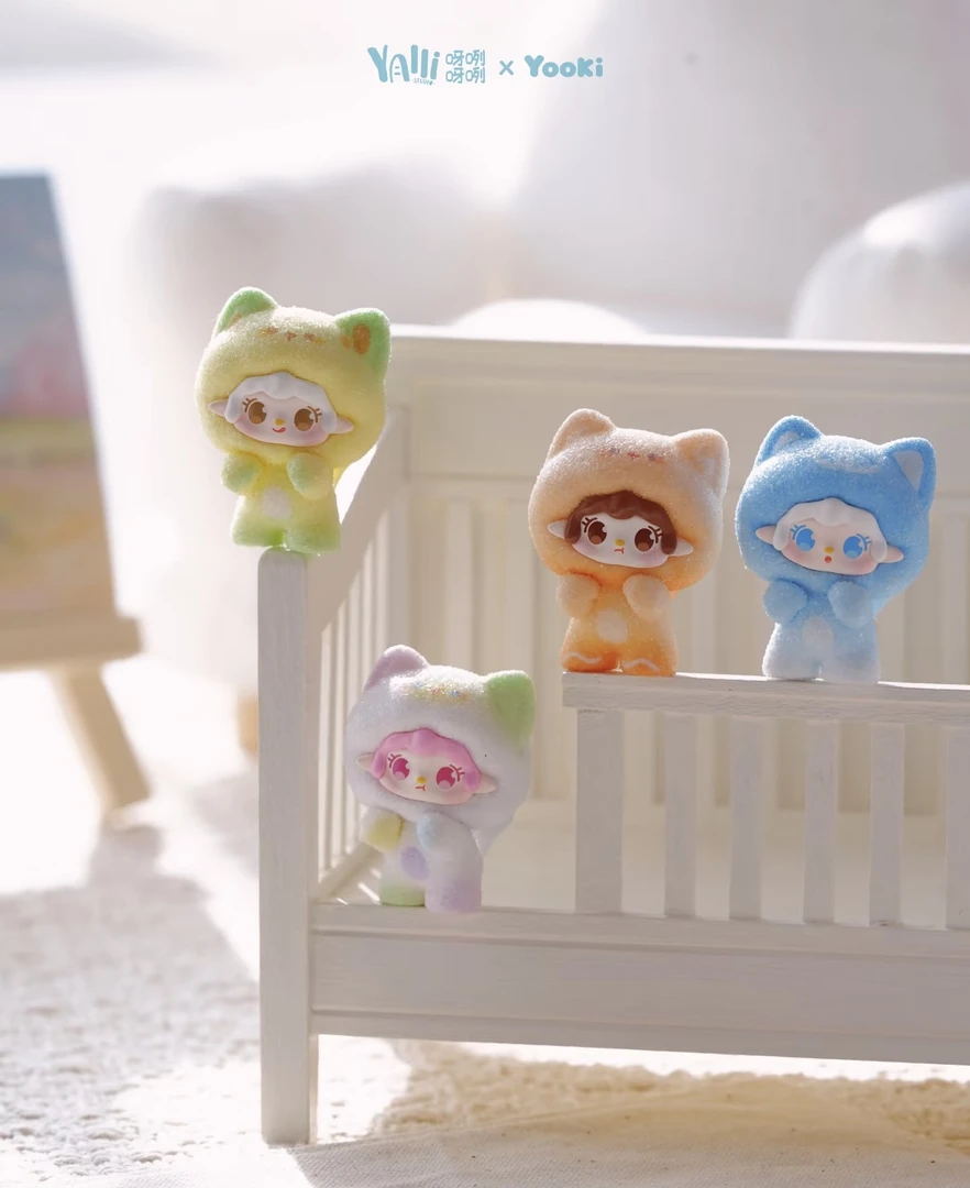 【平拆或踩后三】氧氧Yooki二代萌粒有喵出没系列盲盒盲袋可爱摆件