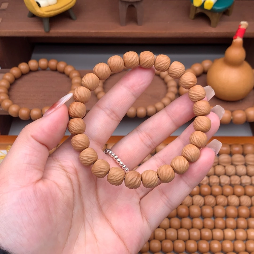 猴头核桃手串一**味微瑕云锦