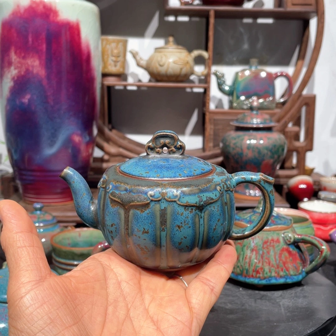 一***星中国神后钧瓷茶器