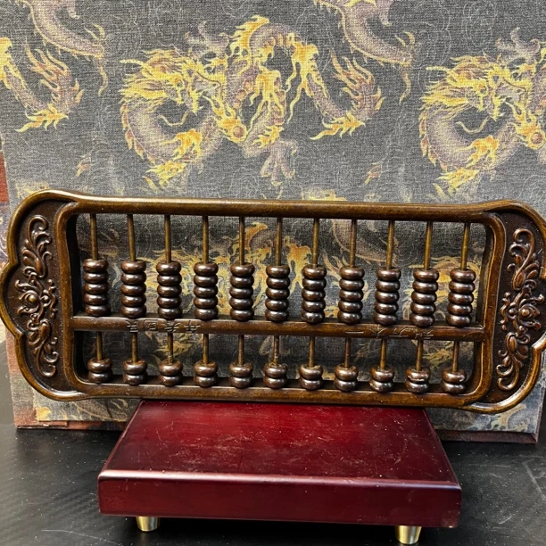 【闪购链接】铜大算盘摆件