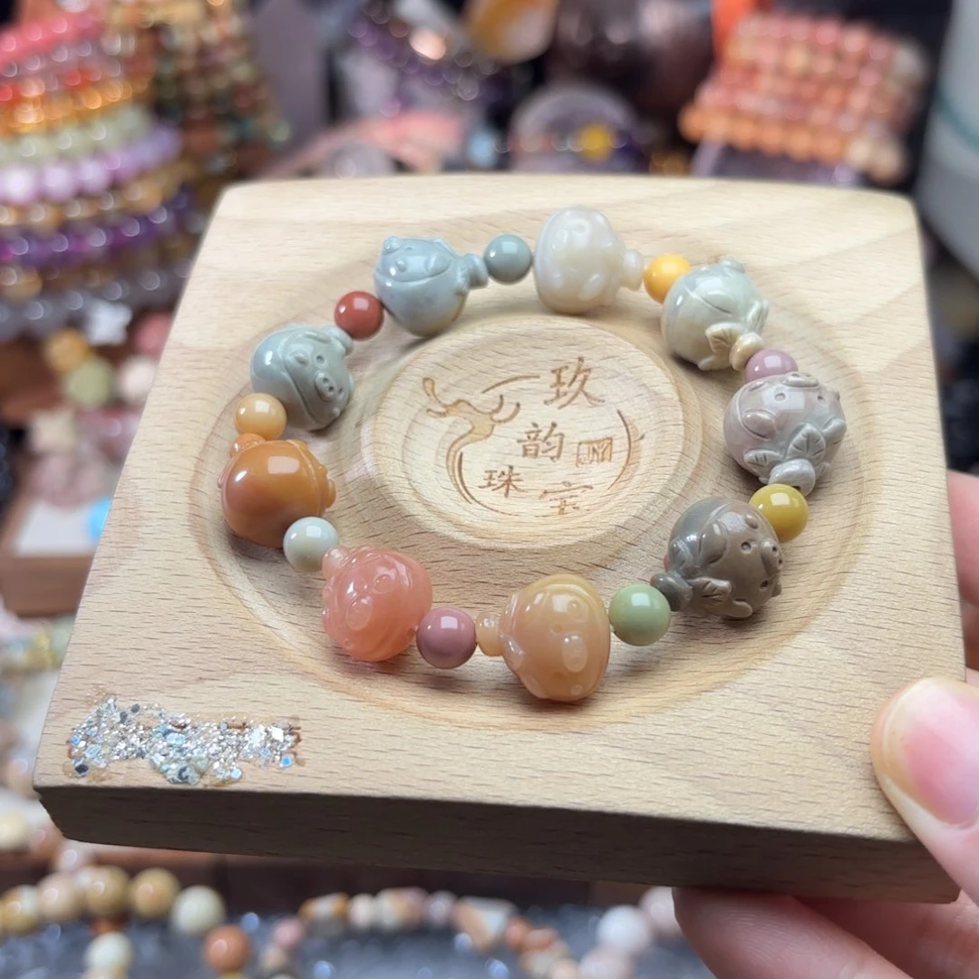 未镶嵌石英质玉珠宝半成品