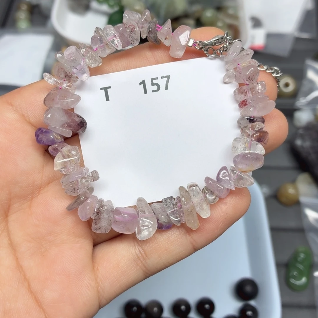 水晶银S925镶嵌珠宝半成品T157