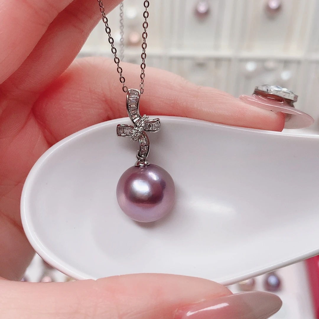淡水珍珠吊坠(赠链)合金